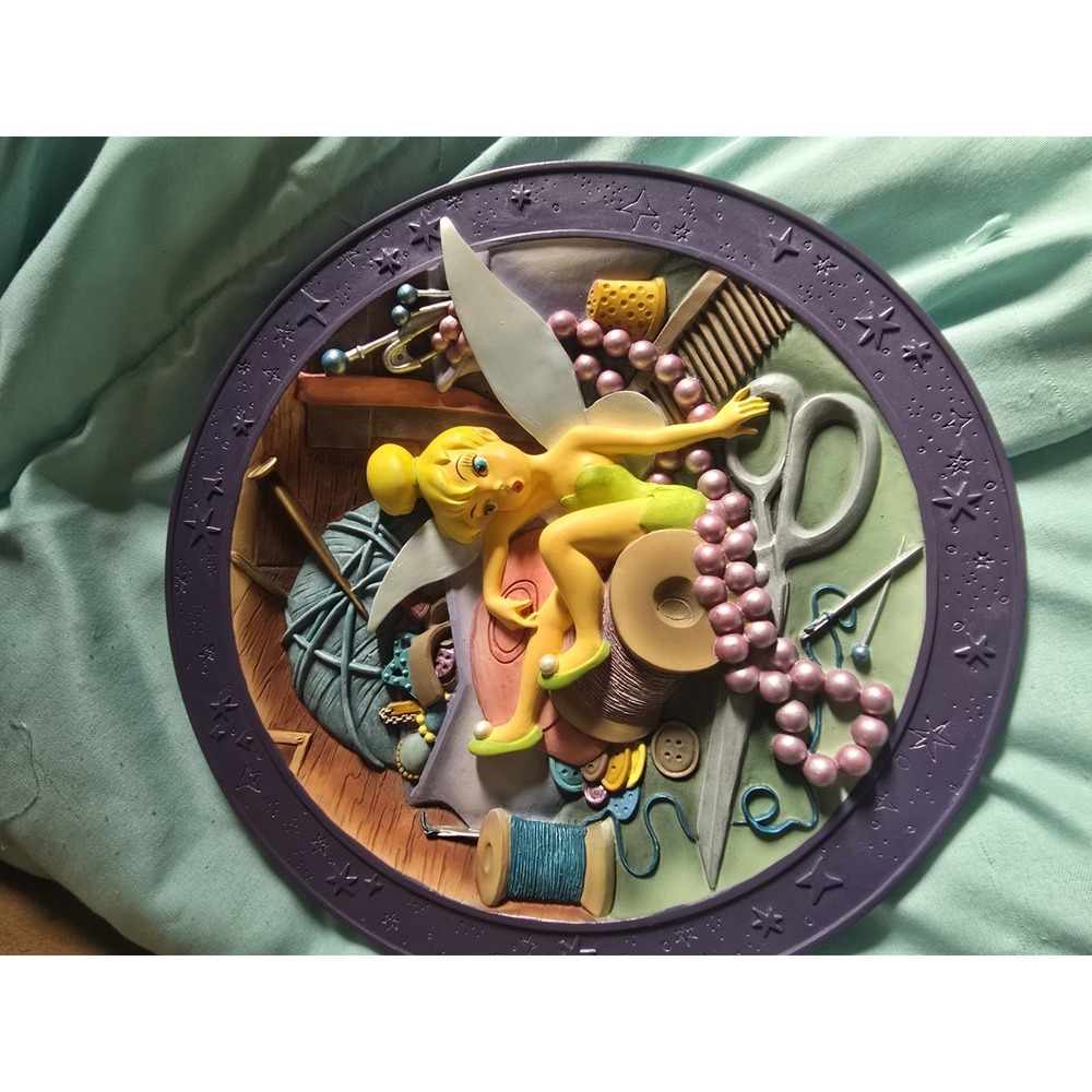 Disney Peter Pan Tink Tinkerbell Where Are You Collectible 3d Plate, Fairy